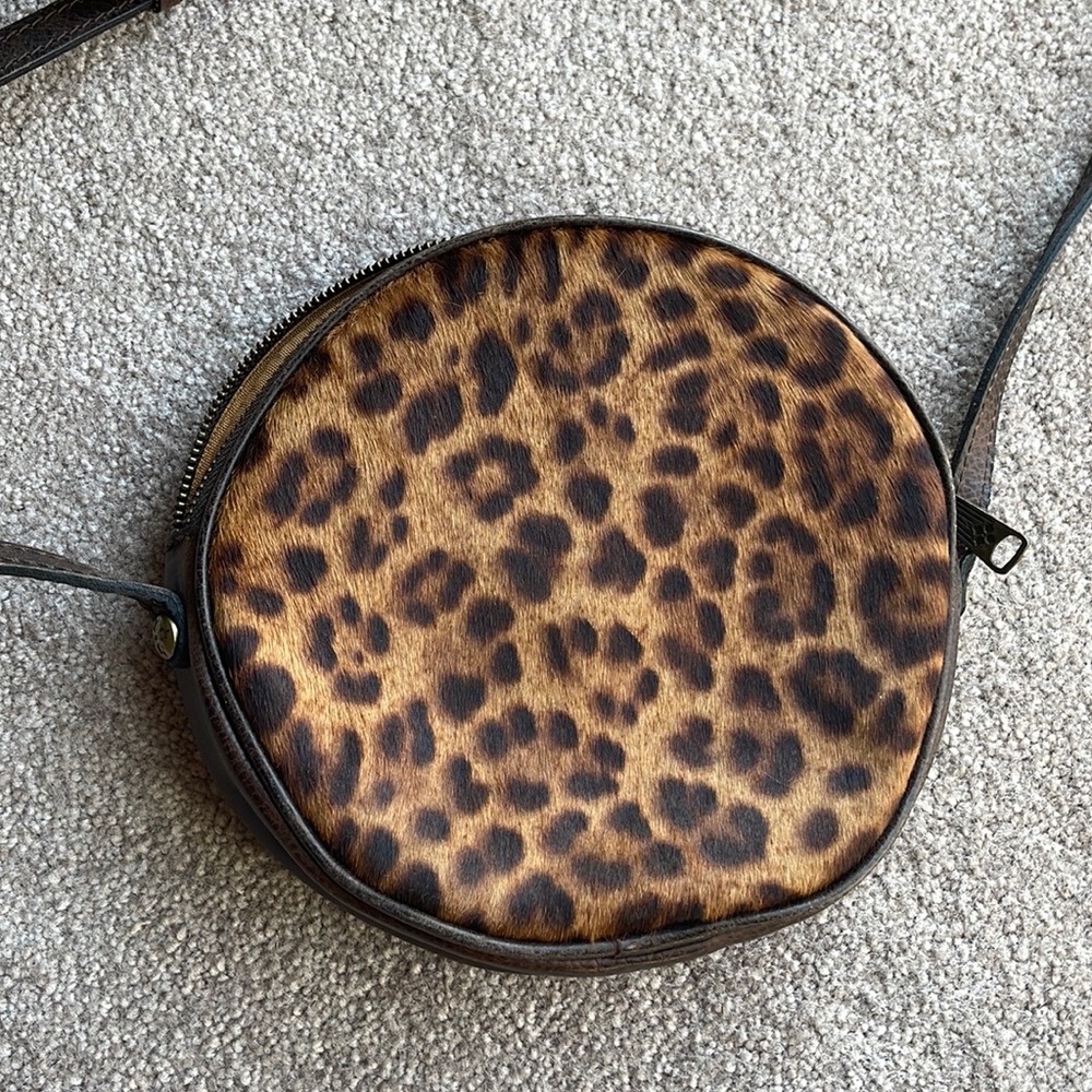 Patricia Nash leopard leather purse